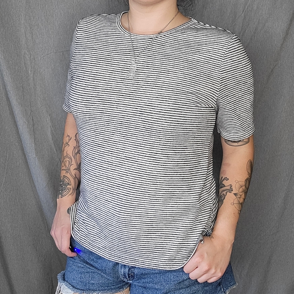 Banana Republic Striped Basic Top